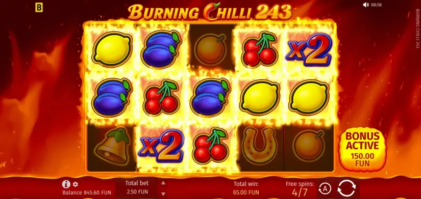 Burning Chilli 243 slot screenshot 6