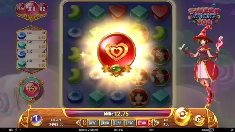 Sweet Alchemy 100 slot screenshot 2