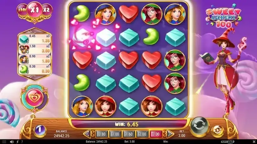 Sweet Alchemy 100 slot screenshot 3