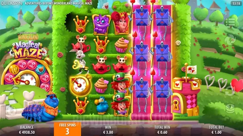 Adventures Beyond Wonderland Magical Maze slot screenshot 9