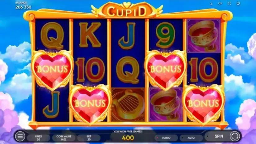 Cupid slot screenshot 4