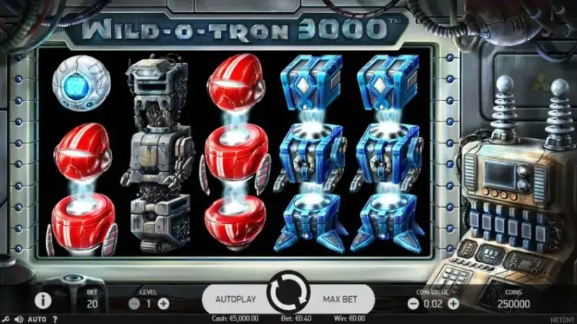 Wild-O-Tron 3000 slot screenshot 