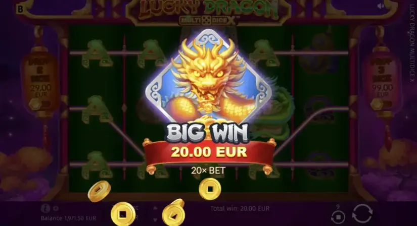 Lucky Dragon Multidice X slot screenshot 10
