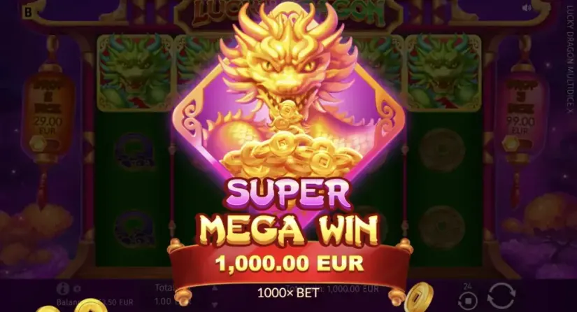Lucky Dragon Multidice X slot screenshot 6