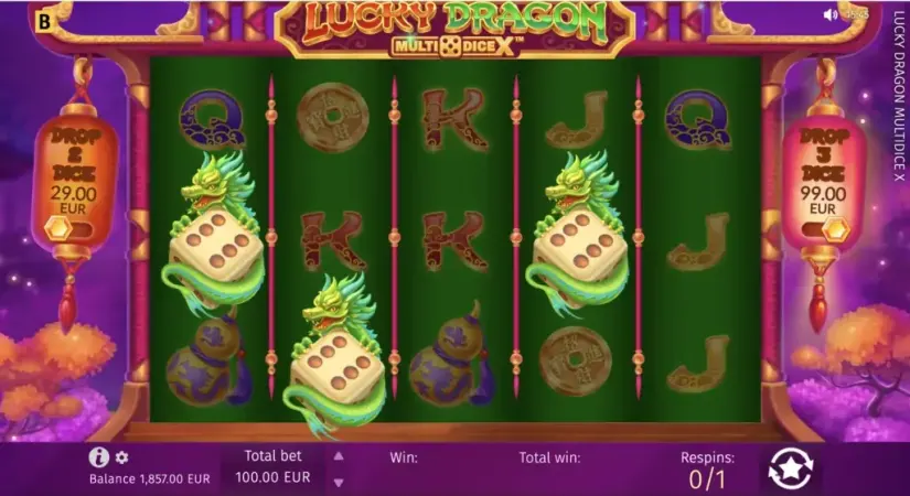 Lucky Dragon Multidice X slot screenshot 9