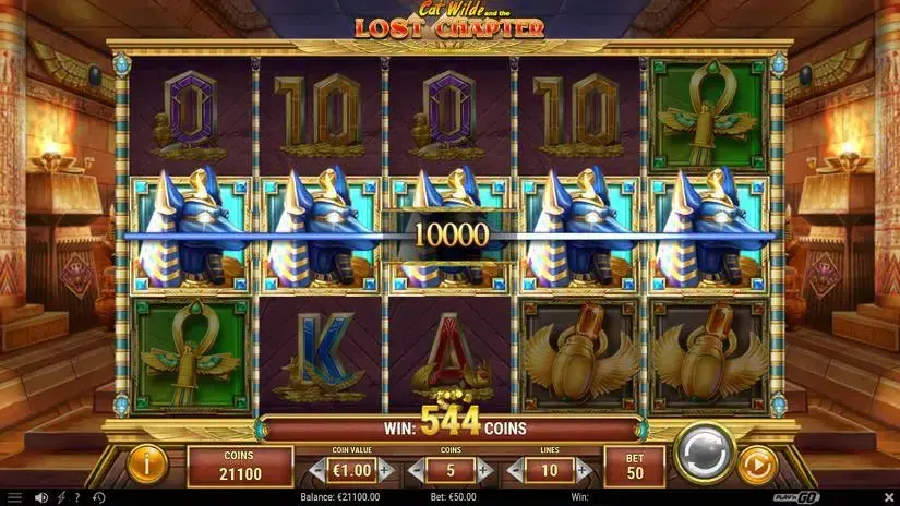 Cat Wilde and the Lost Chapter slot screenshot 4