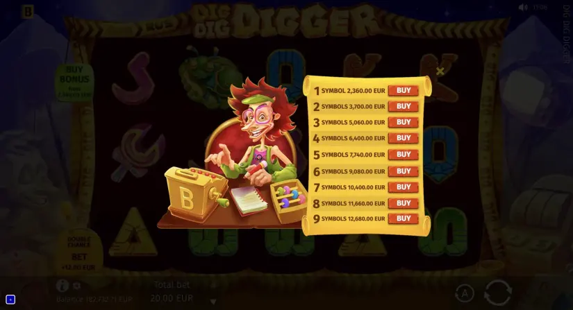 Dig Dig Digger slot screenshot 8