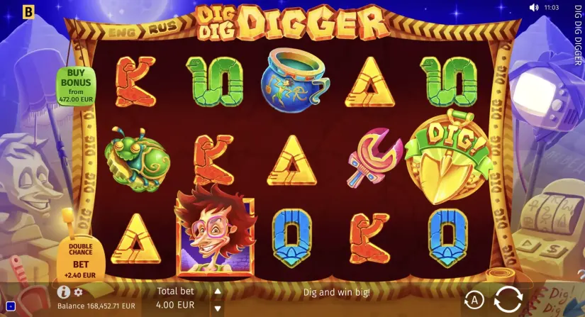 Dig Dig Digger slot screenshot 5