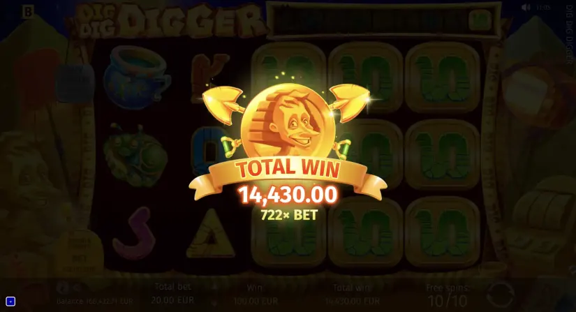 Dig Dig Digger slot screenshot 9