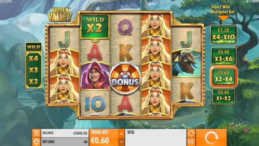 Hidden Valley slot screenshot 