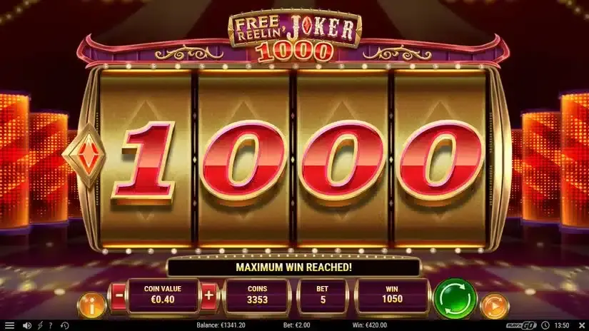 Free Reelin Joker 1000 slot screenshot 3