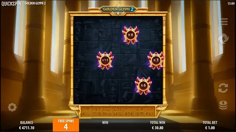 Golden Glyph 2 slot screenshot 6