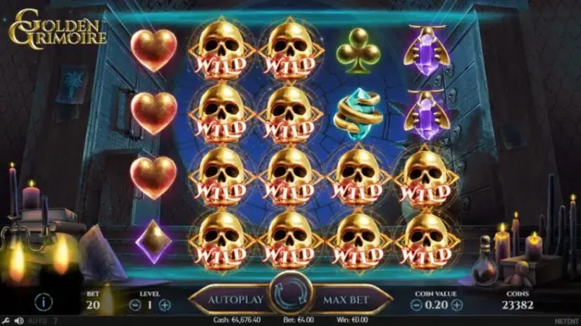 Golden Grimoire slot screenshot 3