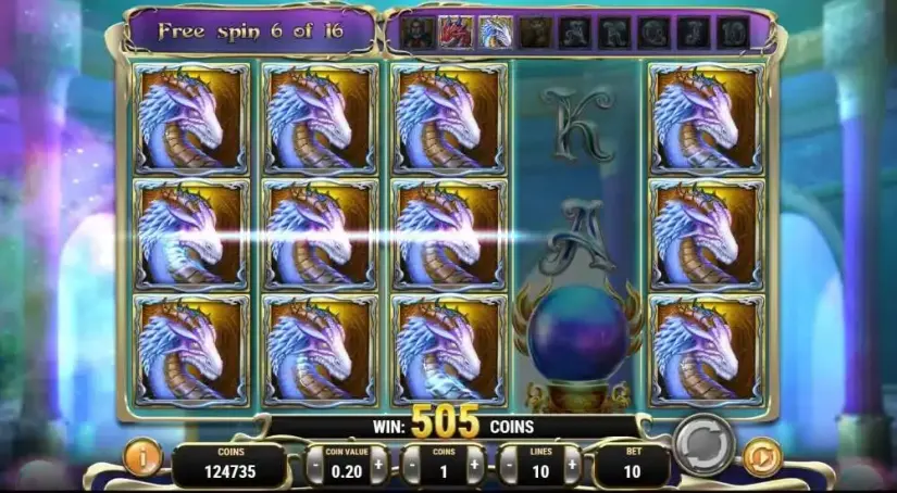 Rise of Merlin slot screenshot 9
