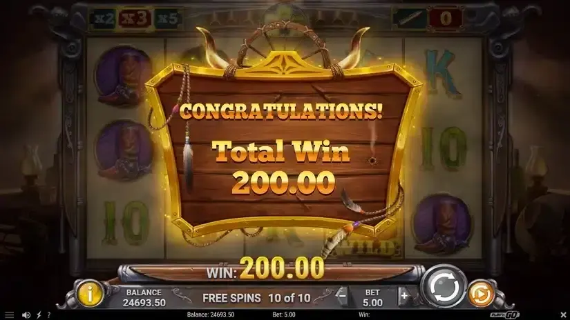 Wild Bandolier slot screenshot 6