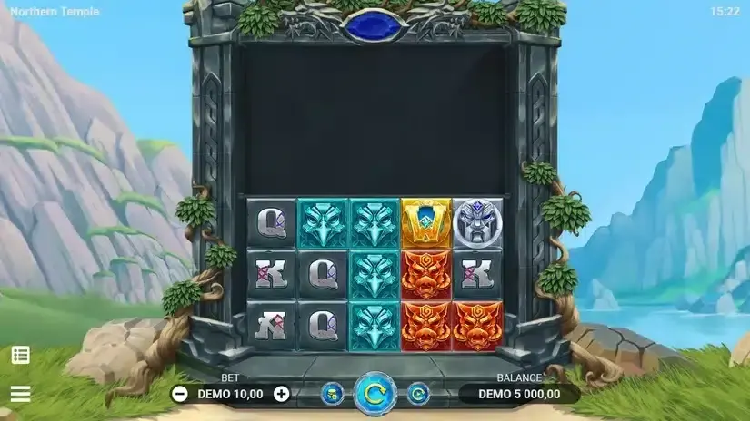 Northern Temple slot screenshot 