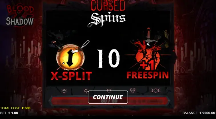 Blood & Shadow slot screenshot 10