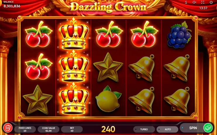 Dazzling Crown slot screenshot 6