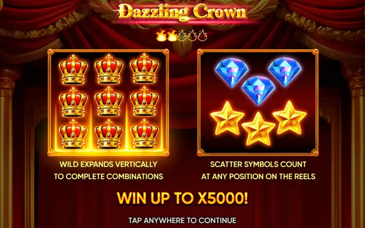 Dazzling Crown slot screenshot 7