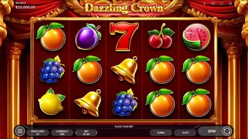 Dazzling Crown slot screenshot 