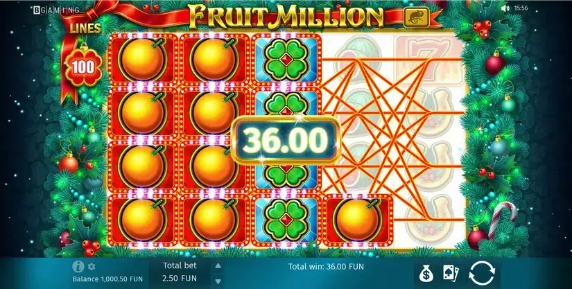 Fruit Million slot screenshot 5