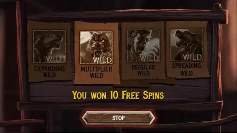 The Wolf’s Bane slot screenshot 2