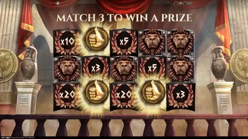 Gladiator Clash slot screenshot 4