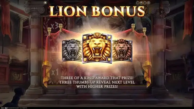 Gladiator Clash slot screenshot 3
