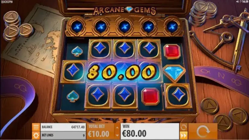 Arcane Gems slot screenshot 4