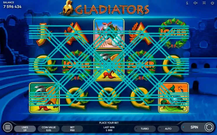 Gladiators slot screenshot 6