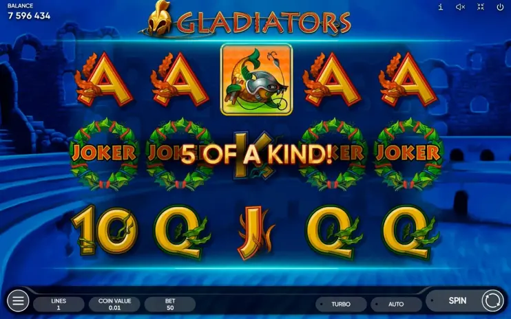 Gladiators slot screenshot 7