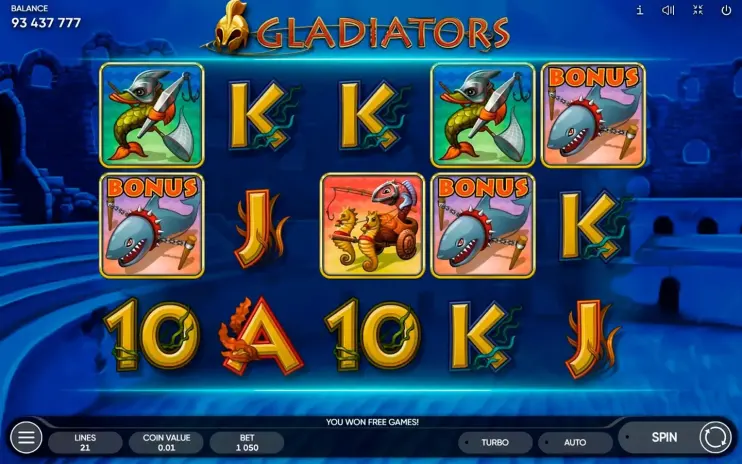 Gladiators slot screenshot 10