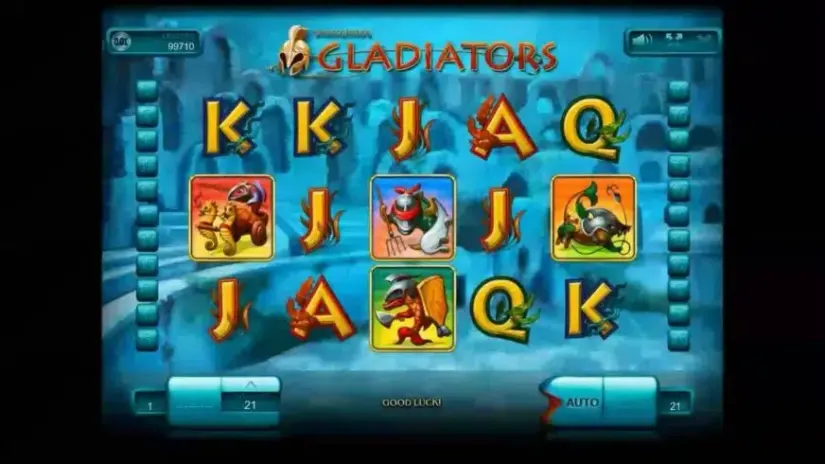 Gladiators slot screenshot 