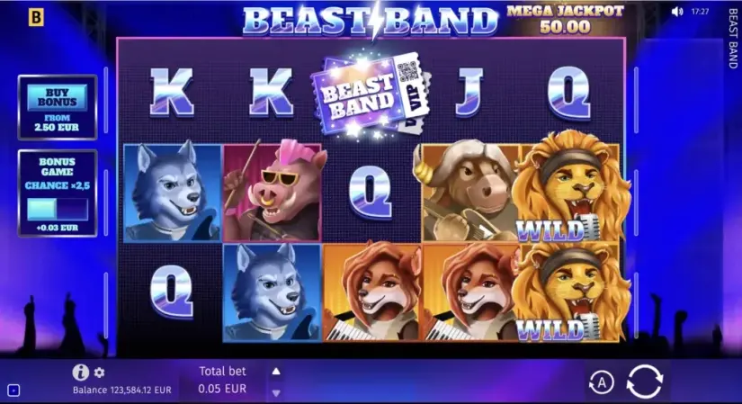 Beast Band slot screenshot 6