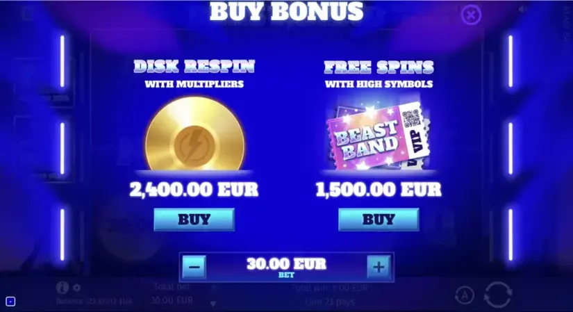 Beast Band slot screenshot 9