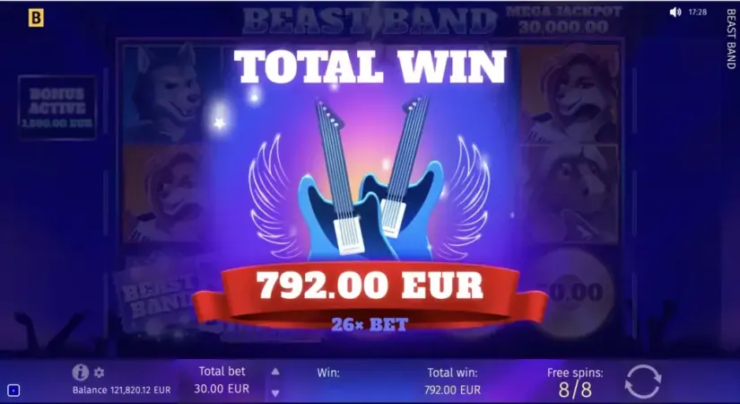 Beast Band slot screenshot 8