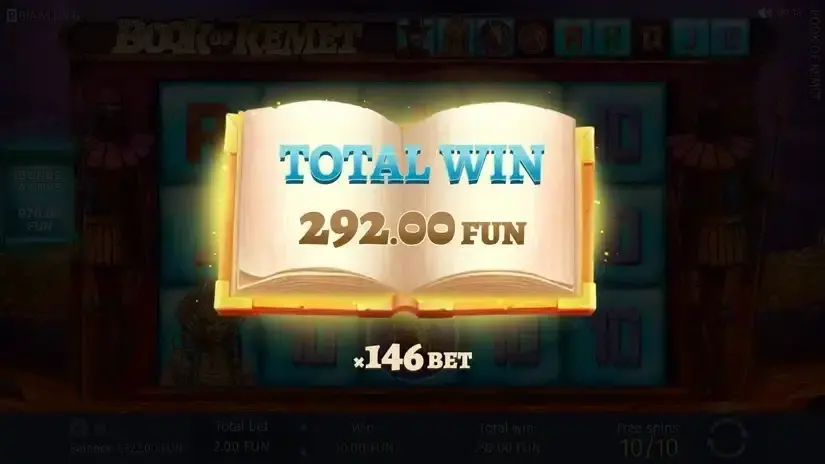 Book of Kemet slot screenshot 6