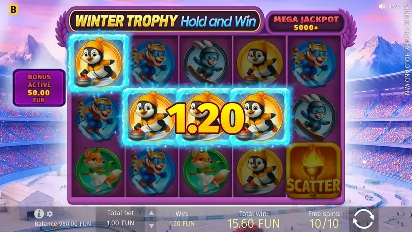 Winter Trophy Hold and Win slot screenshot 4