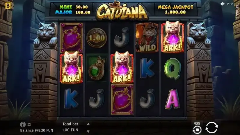 Catdiana slot screenshot 5