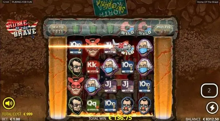 Home of the Brave slot screenshot 6