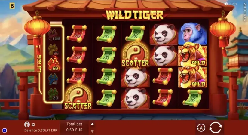 Wild Tiger slot screenshot 6