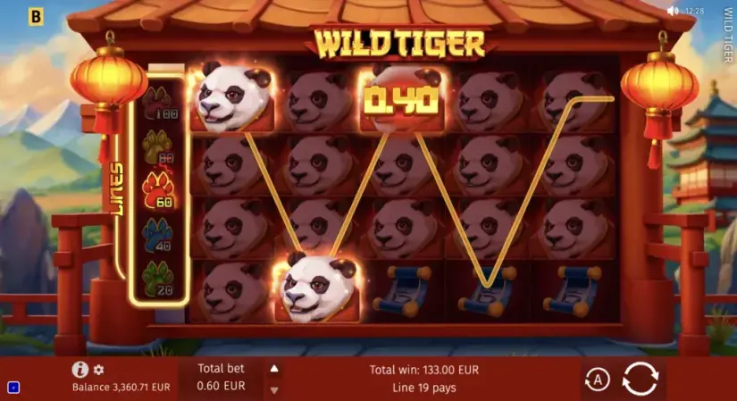 Wild Tiger slot screenshot 10