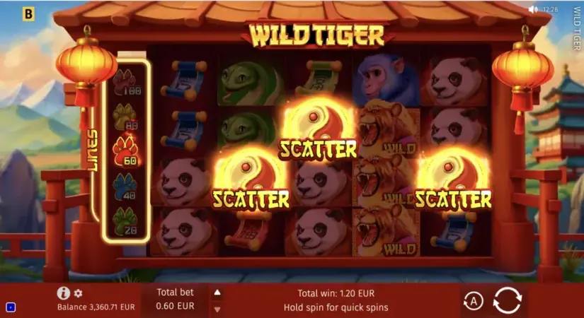 Wild Tiger slot screenshot 9