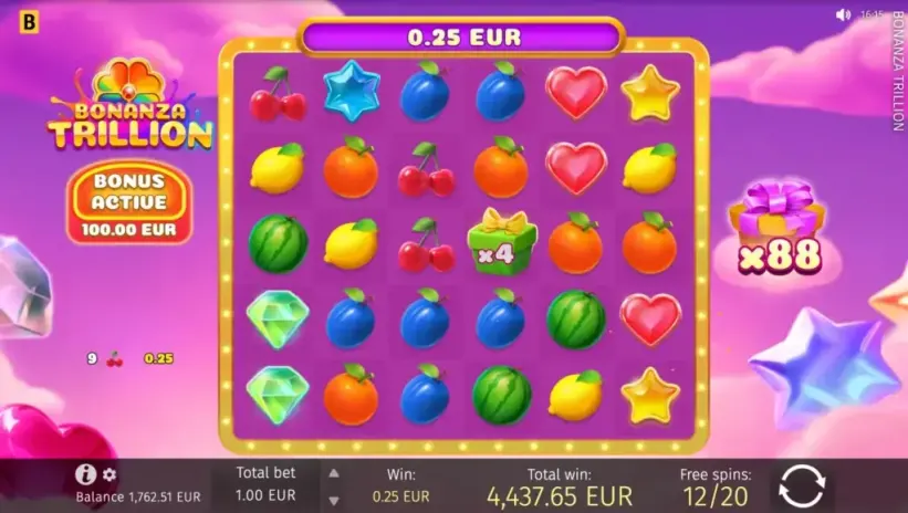Bonanza Trillion slot screenshot 8