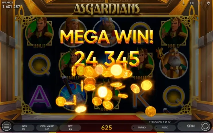 Asgardians slot screenshot 8
