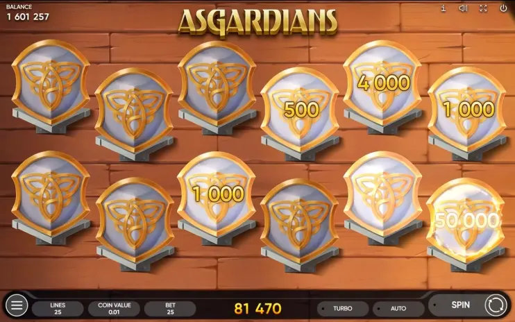 Asgardians slot screenshot 10