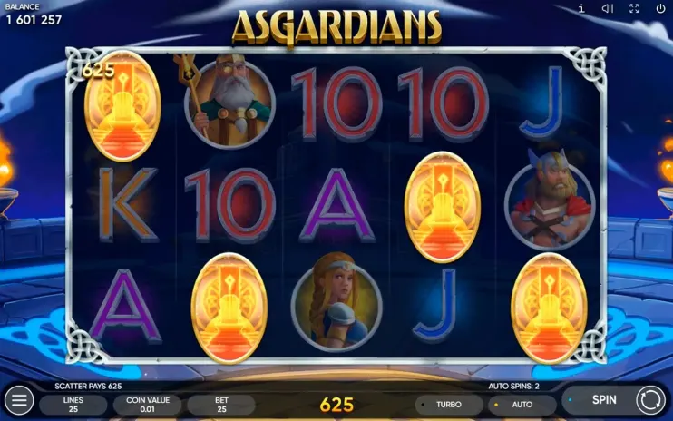 Asgardians slot screenshot 6