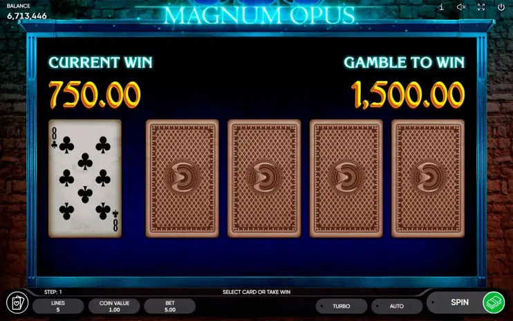 Magnum Opus slot screenshot 10