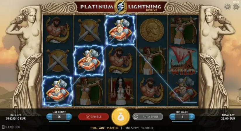Platinum Lightning Deluxe slot screenshot 8