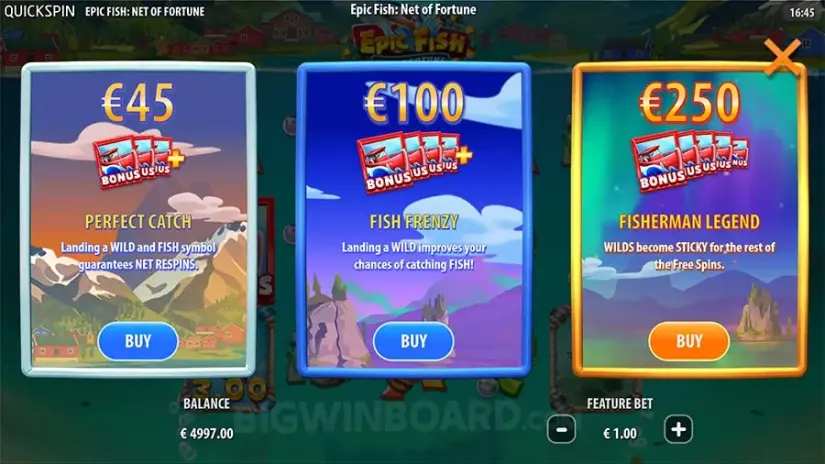 Epic Fish Net of Fortune slot screenshot 8